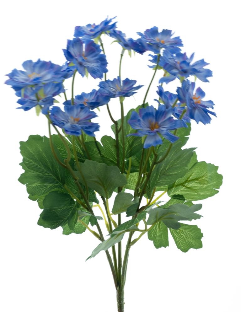 Wild daisy bush blue 39cm